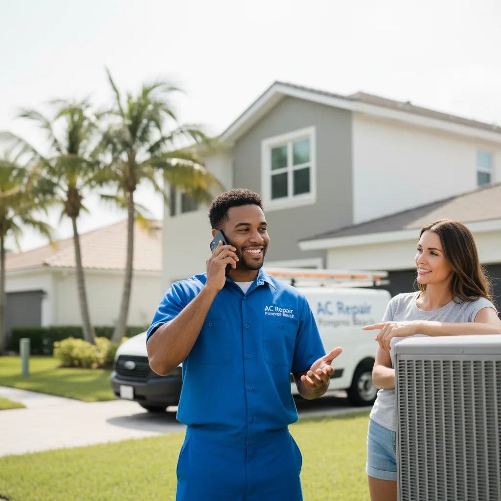 AC Repair Pompano Beach customer support in Atherton
